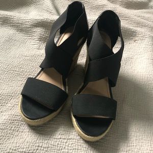 Steve Madden black espadrilles